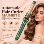 Alisador y rizador cerámico automático para cabello rizado de 25 mm MAIMEITE, rizador automático cerámico para cabello, moldeador de rizos Libra