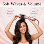 Escova Secadora 4 em 1 MAIMEITE, Estilizador de Cabelo Multifuncional 800W – Alisador, Modelador e Volumizador