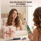 Alisador y rizador cerámico automático para cabello rizado de 25 mm MAIMEITE, rizador automático cerámico para cabello, moldeador de rizos Libra