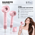 MAIMEITE - 110,000 RPM High-Speed Hair Dryer, 800W 220V Ultra-High-Speed Hair Dryer with Negative Ions, Fast Drying, Temperature Control