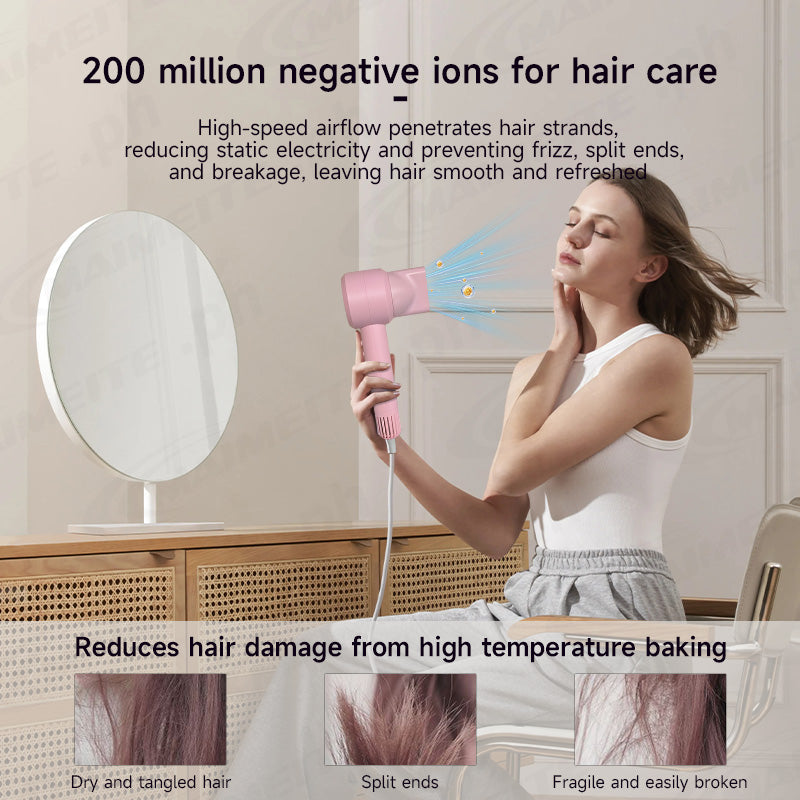 MAIMEITE - 110,000 RPM High-Speed Hair Dryer, 800W 220V Ultra-High-Speed Hair Dryer with Negative Ions, Fast Drying, Temperature Control