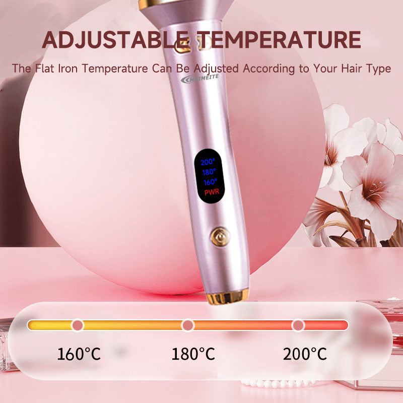 MAIMEITE 25mm Pelurus & Pengeriting Rambut Otomatis, Alat Penata Rambut Keriting Keramik