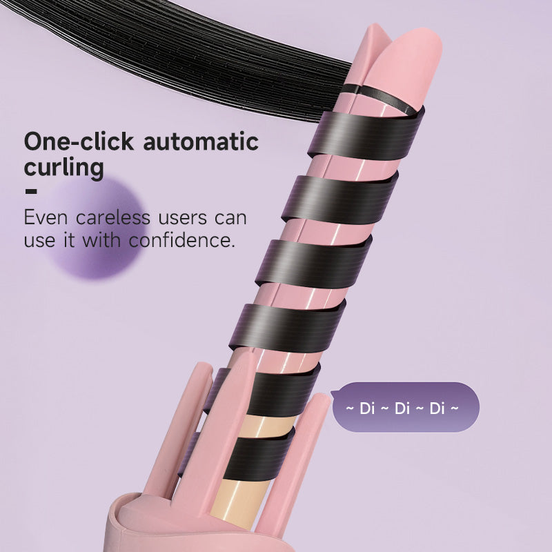 Modelador de Cachos e Prancha Alisadora MAIMEITE 26mm com Revestimento Cerâmico, Estilizador de Cabelo Automático