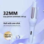 Alisador y rizador cerámico automático para cabello de 32 mm MAIMEITE, rizador para cabello rizado con iones negativos, rizador para cabello