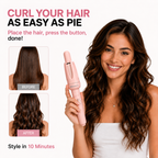 MAIMEITE 4-in-1 Upgraded Ceramic Automatic Curling Iron & Hair Straightener, Multifunctional Hair Styler with Straightener Comb and Hair Clip