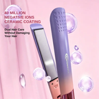 MAIMEITE Hair Straightener, Curler, Curly Hair Iron, Straightening Iron, Affordable Straightener, 2-in-1 Straight & Curly Hair Styler, Rebonding Iron, Hair Comb