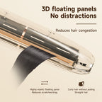 MAIMEITE 2-in-1 LCD Hair Straightener, Professional Portable Curly & Straight Hair Styler, Keratin Ceramic Curling Iron
