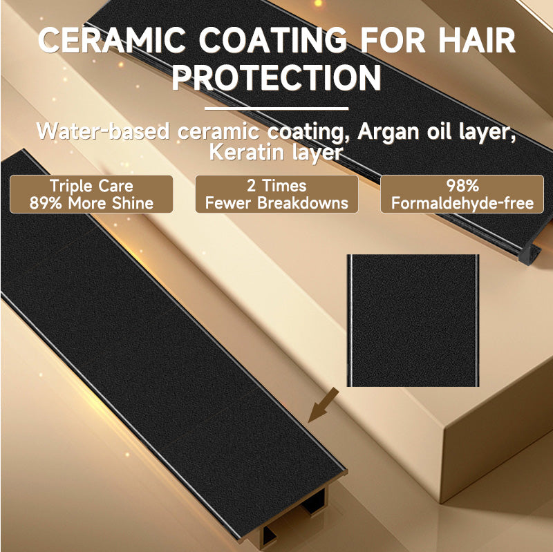 MAIMEITE 2-in-1 Hair Straightener & Curler, 20-Second Heat-Up, Hair Protection, Automatic Hair Curler