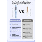 Alisador y rizador cerámico automático para cabello de 32 mm MAIMEITE, rizador para cabello rizado con iones negativos, rizador para cabello