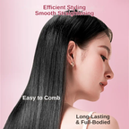 MAIMEITE Hair Straightener, Curler, Curly Hair Iron, Straightening Iron, Affordable Straightener, 2-in-1 Straight & Curly Hair Styler, Rebonding Iron, Hair Comb